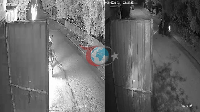 Üzerine çöp poşeti geçirip ateşe verdi Korkunç kundaklama anı kamerada