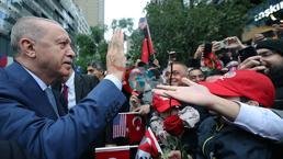 BM zirvesi için ABD'ye gelen Cumhurbaşkanı Erdoğan Türkevi'nde