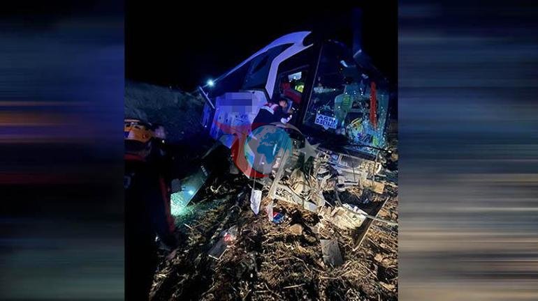 İstanbuldan Ağrıya gidiyordu Amasyada yolcu otobüsü şarampole uçtu: 24 yaralı