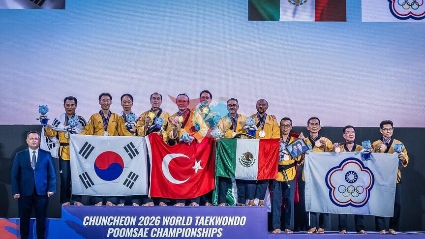 Türkiye, Dünya Tekvando Poomsae Şampiyonası'nı Altın Madalyayla Taçlandırdı