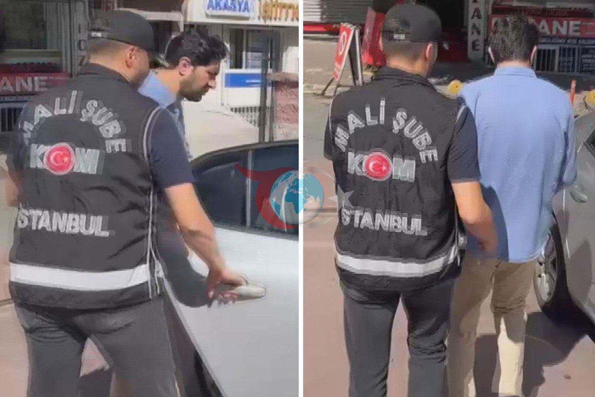 Hibsga olingan Pusula Holding rahbari Serdar Turxonning hibsga olingan payti qo'lga olindi