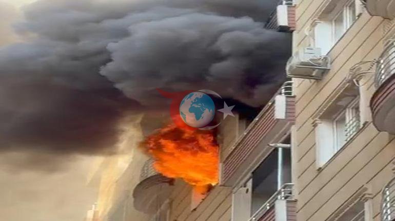 Mardin Kızıltepedə yanğın mənzil yararsız hala düşüb