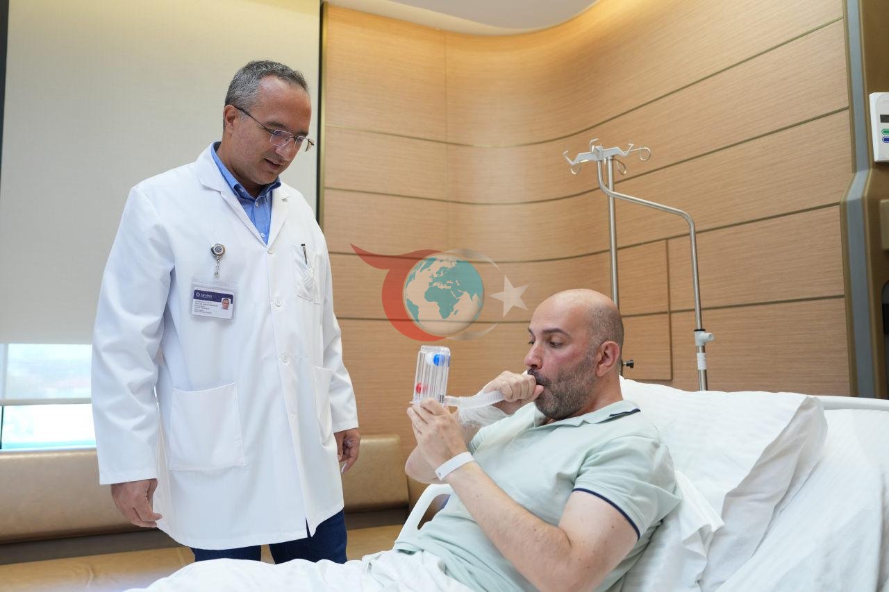  Medipol Acıbadem Bölge Hastanesi Göğüs Cerrahisi Uzmanı Prof. Dr. Kemal Karapınar veSerkan Yalçın