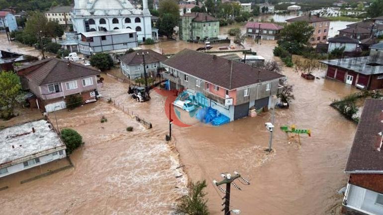 İki gün durmadan yağan yağmur felakete dönüştü Bir ilçe sular altında