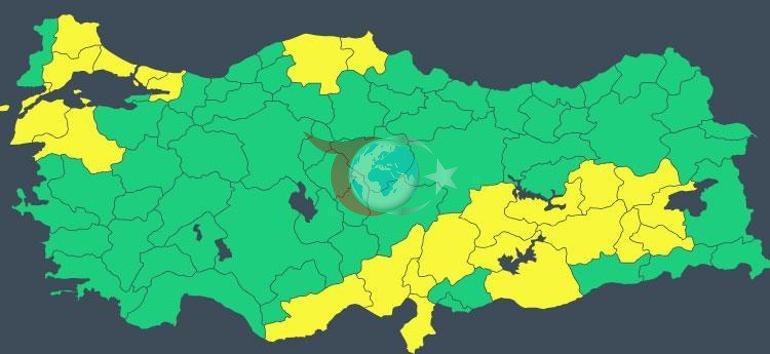 Son dakika... AKOM ve Valilik yarın için peş peşe uyardı İstanbul dahil 23 kentte alarm