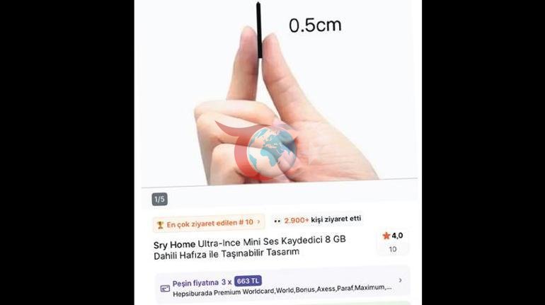 Casus cihazları birkaç tıkla satışta Dinlemek suç satmak serbest