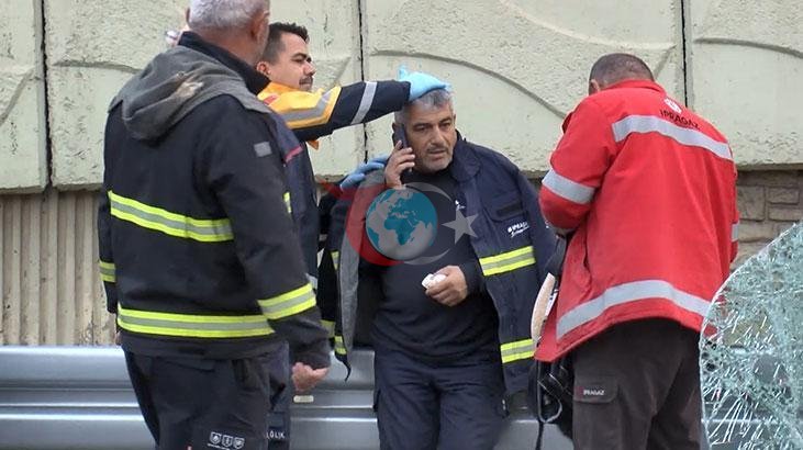 Bakırköy Yeni Havaalanı Caddesi'nde LNG yüklü tanker devrildi - görsel 6