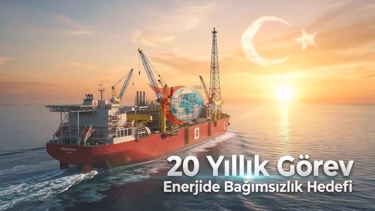 Türkiye'nin ilk yüzer doğal gaz işleme tesisi Osman Gazi Karadeniz'deki görevine uğurlandı