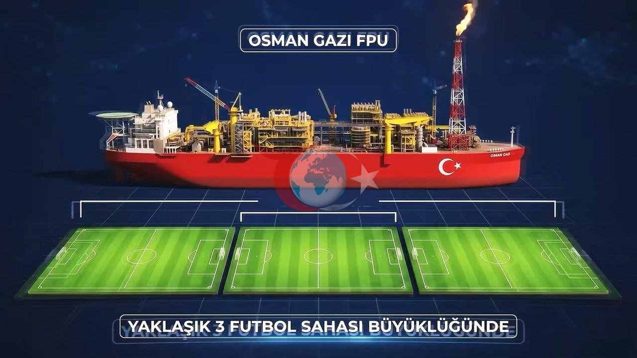 Türkiye'nin ilk yüzer doğal gaz işleme tesisi Osman Gazi Karadeniz'deki görevine uğurlandı - görsel 4
