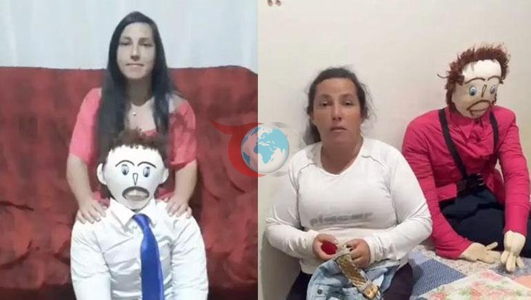 Çocuklarının babası Bez bebekle evlenen kadın, eşinin ruhu olduğuna inanıyor