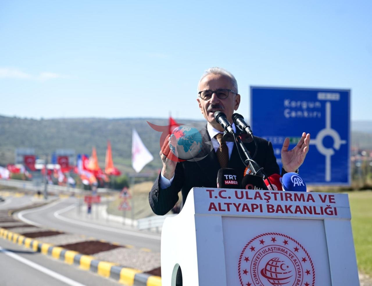 Ulaştırma ve Altyapı Bakanı Uraloğlu, Çankırı’da Korgun-Kurşunlu Yolu’nu hizmete açtı