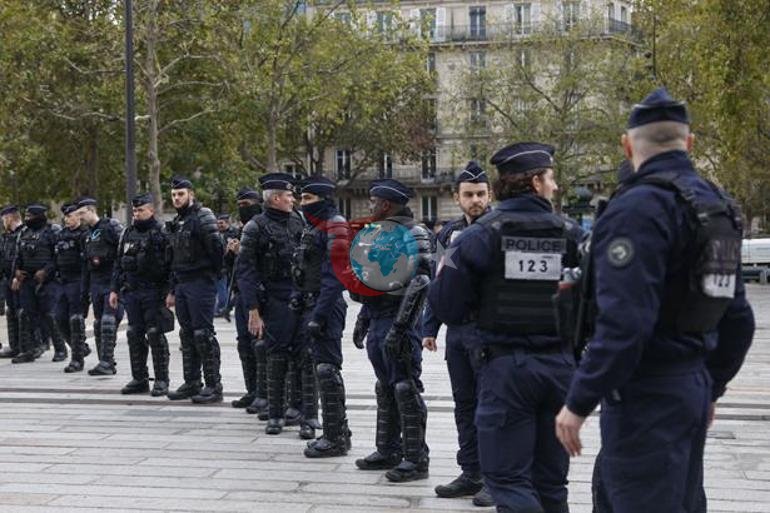 Fransada büyük protesto öncesi 70 bin polis konuşlandı Bugün uzun bir gün olacak