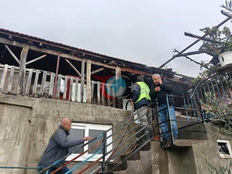 Şömineye benzin döktü, facianın eşiğinden döndü