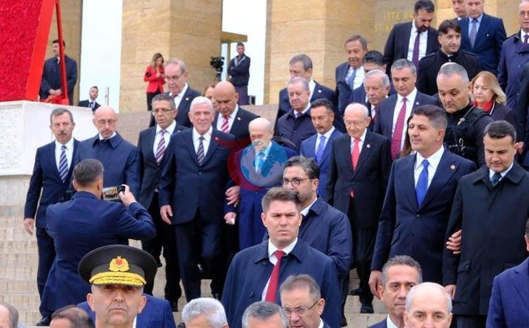 Devlet erkanı Anıtkabiri ziyaret etti