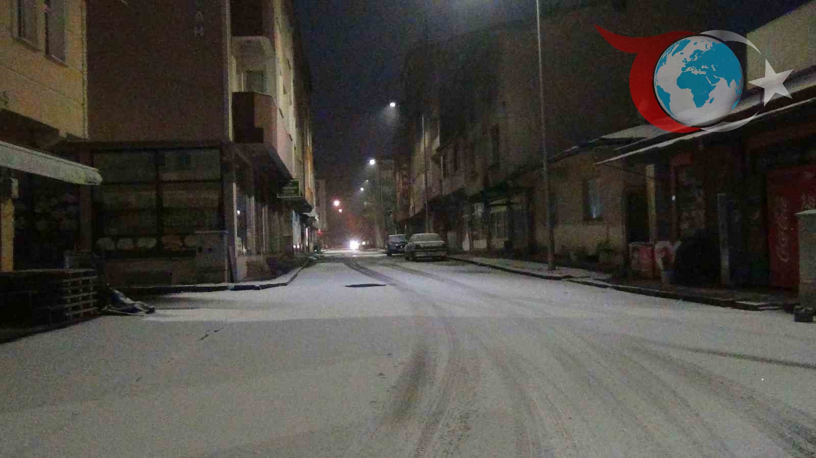 Kars'ta Yıllardır Beklenen Kar Manzarası Şehir Merkezinde Görüldü