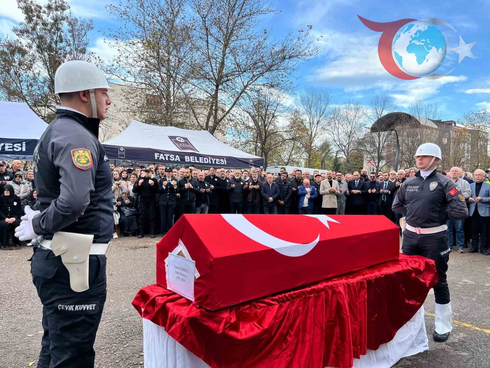Kalp Krizine Yenik Düşen Fatsa’lı Polis Memuru, Samsun’a Son Yolculuğuna Uğurlandı
