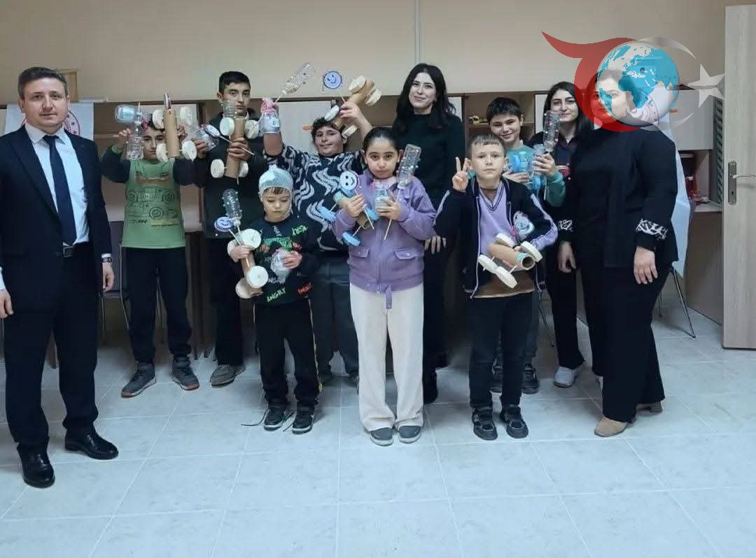 İskilip'te Özel Öğrenciler Geri Dönüşümü Eğlenerek Öğreniyor