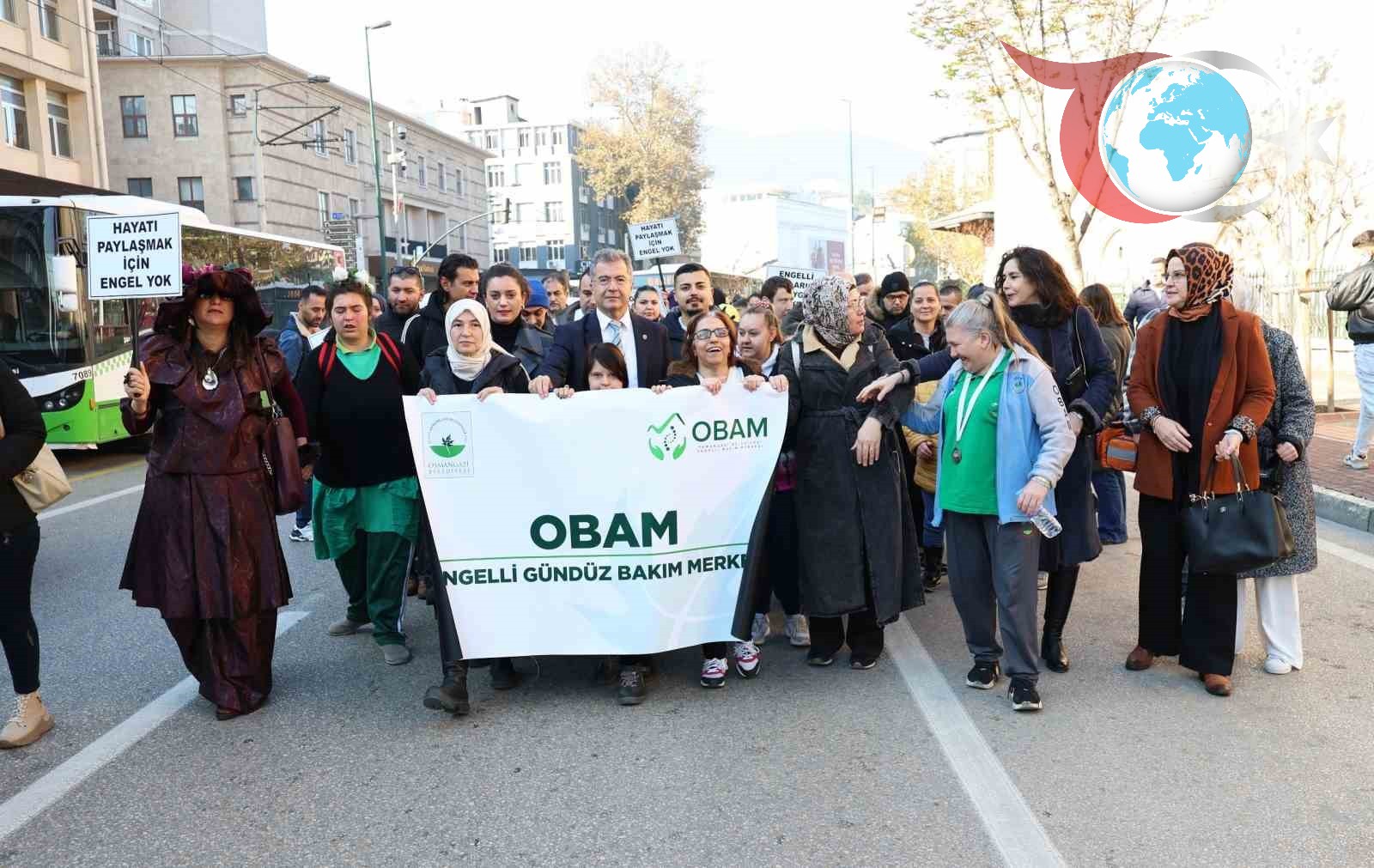 Osmangazi Belediyesi'nden Anlamlı Farkındalık Yürüyüşü