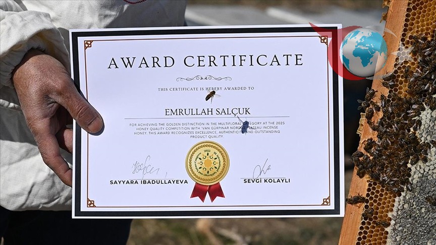 Van'ın Balı Bakü'de Altın Ödülüne Layık Görüldü