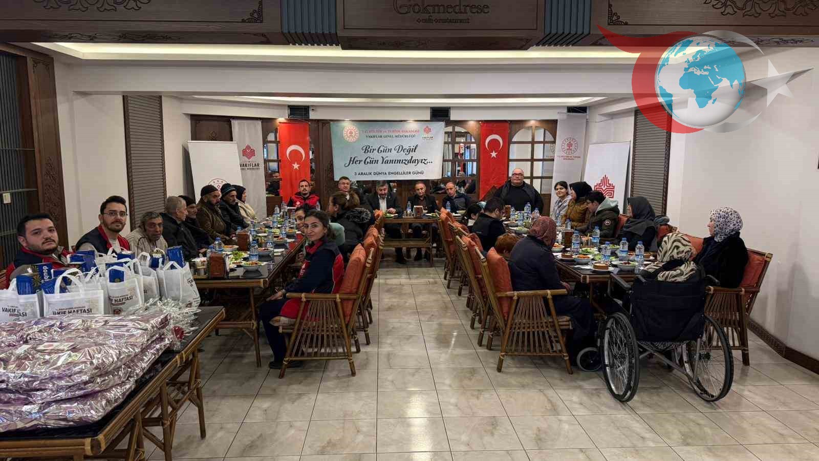 Sivas Vakıflar Bölge Müdürlüğü'nden Dünya Engelliler Günü'ne Özel Anlamlı Etkinlik