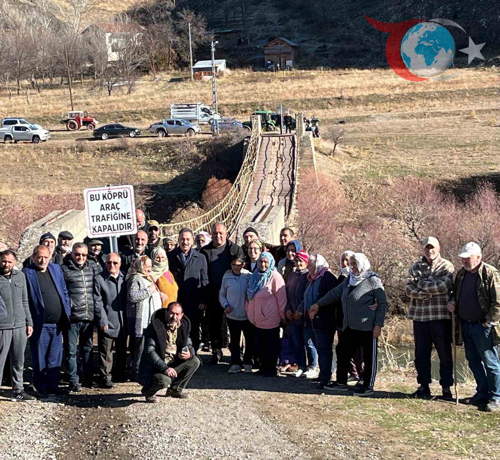 Erzincan’da İl Genel Meclisi Başkanı Köy Köprülerinde İncelemelerde Bulundu