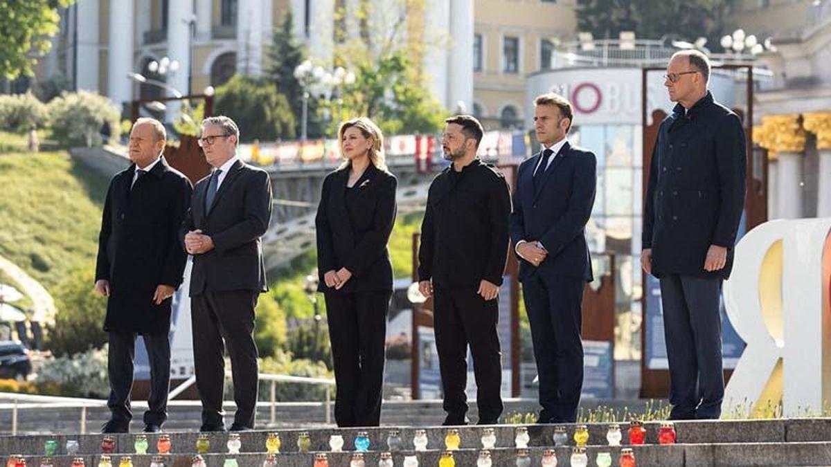 Avrupalı liderler Ukrayna'da