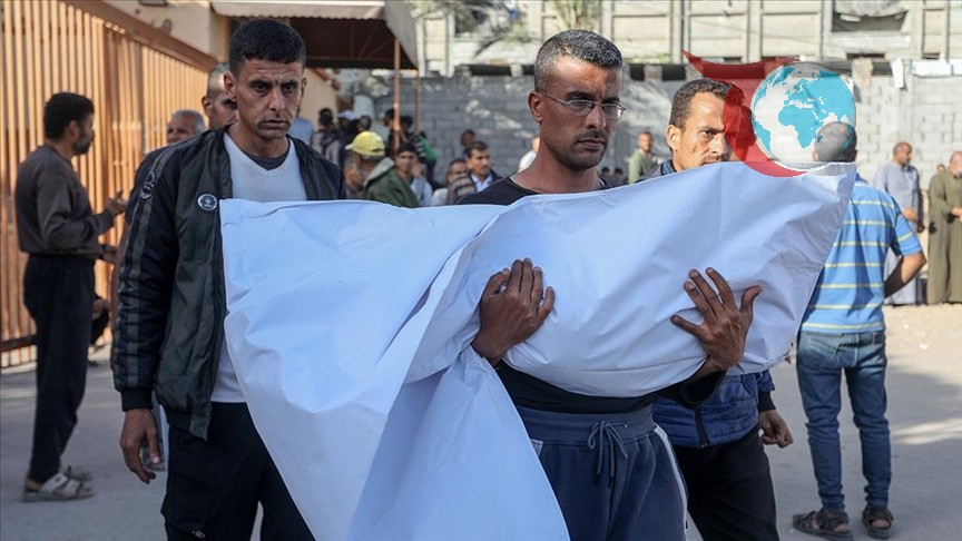 İsrail Gazze'de Filistinlilerin Evlerini ve Çadırlarını Bombalıyor