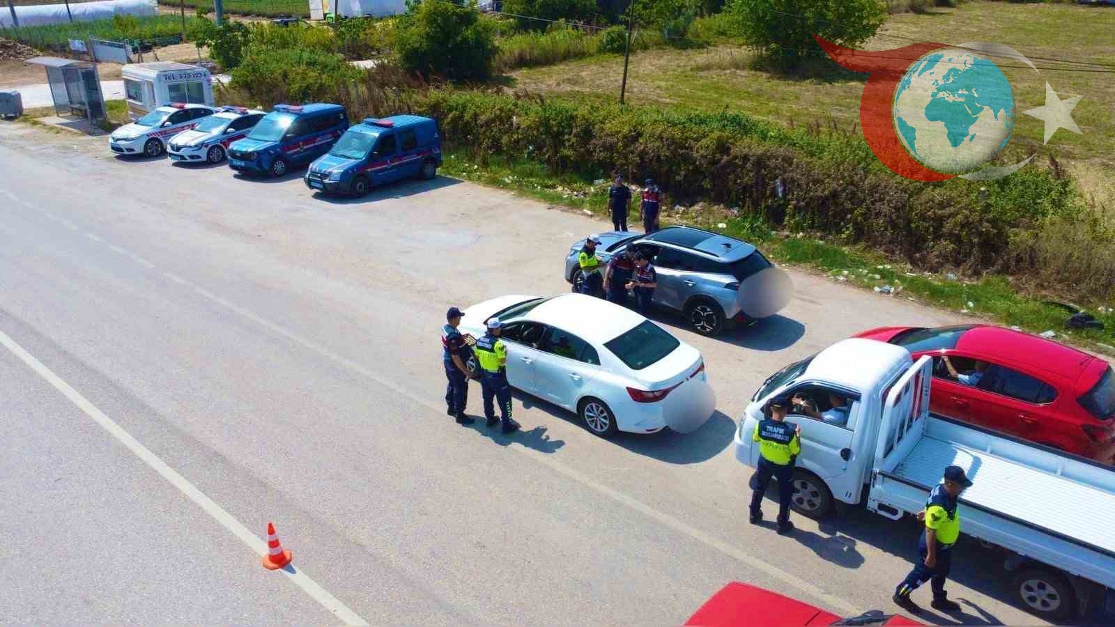 Dron Destekli Denetimlerde Sürücülere Cezai İşlem Uygulandı