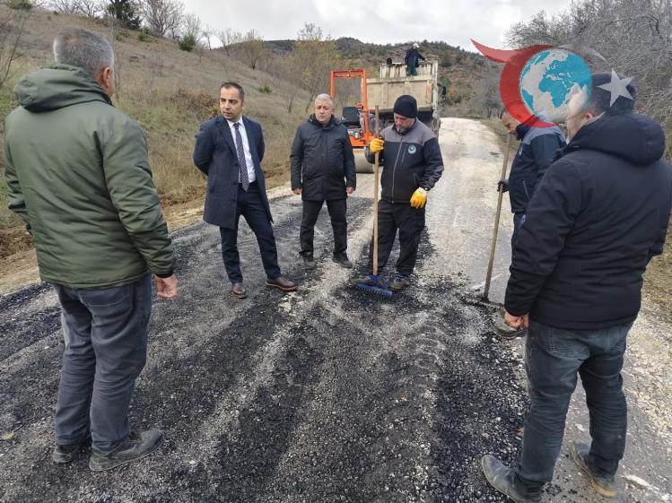 Yenipazar’da Yol Onarım Çalışmalarında Sona Gelindi
