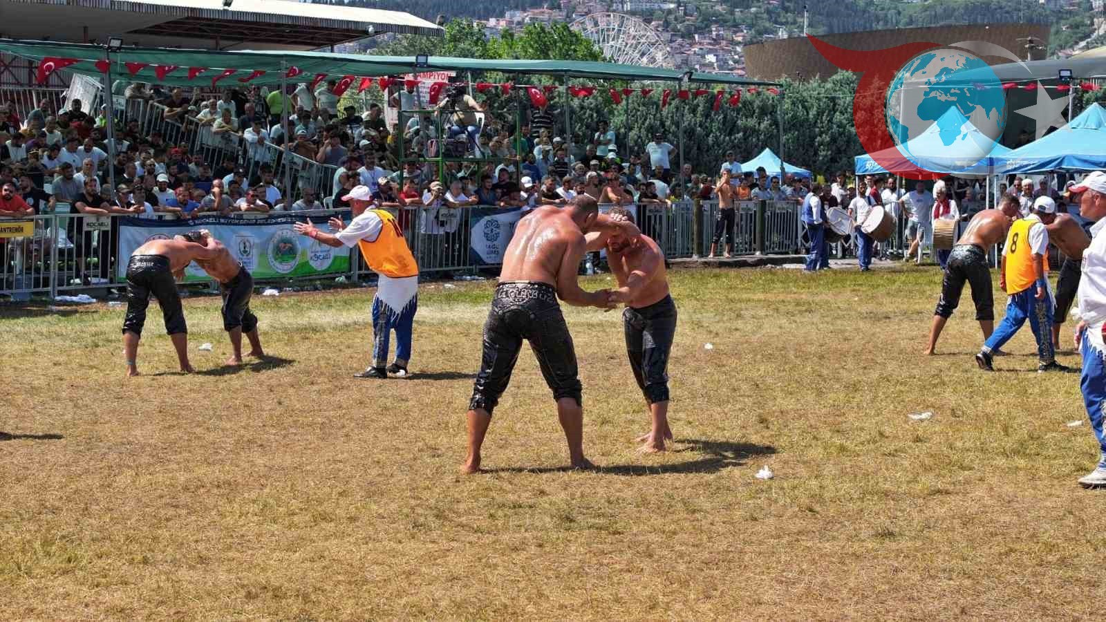 Heyecan Dolu Sekapark Altın Kemer Yağlı Güreşleri Başlıyor