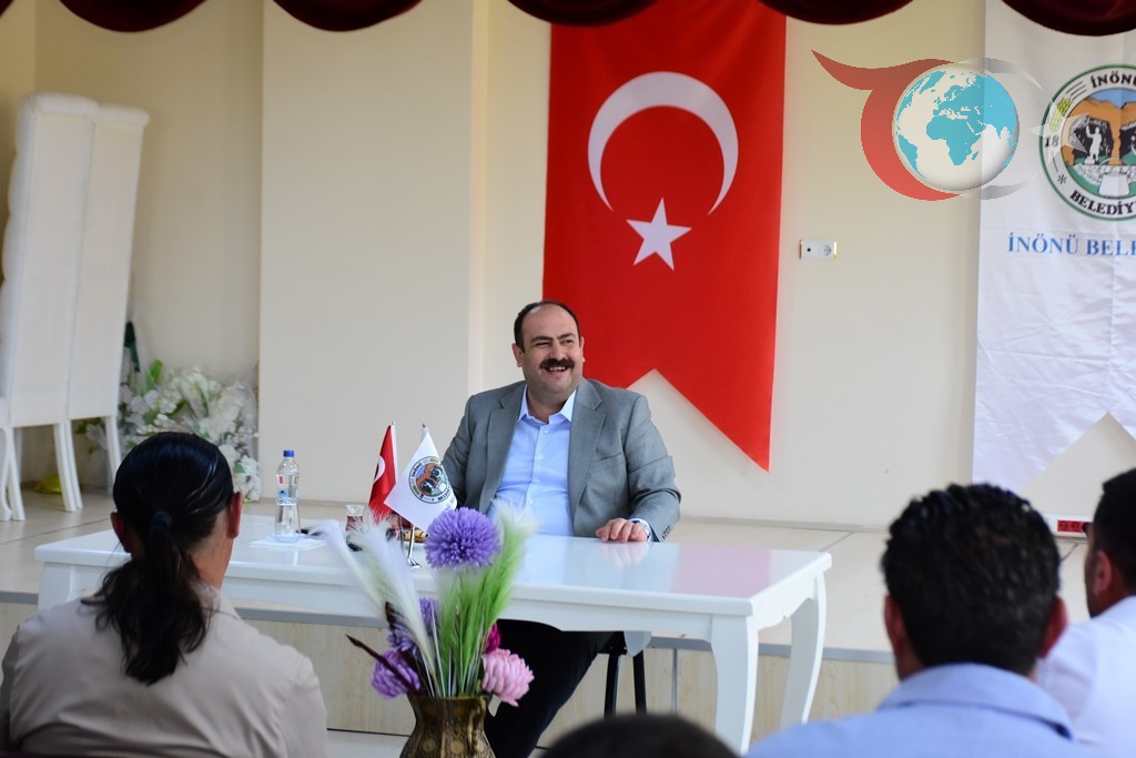 Oklubalı Mahallesi'nde İnönü Belediye Başkanına Teşekkür Ziyareti