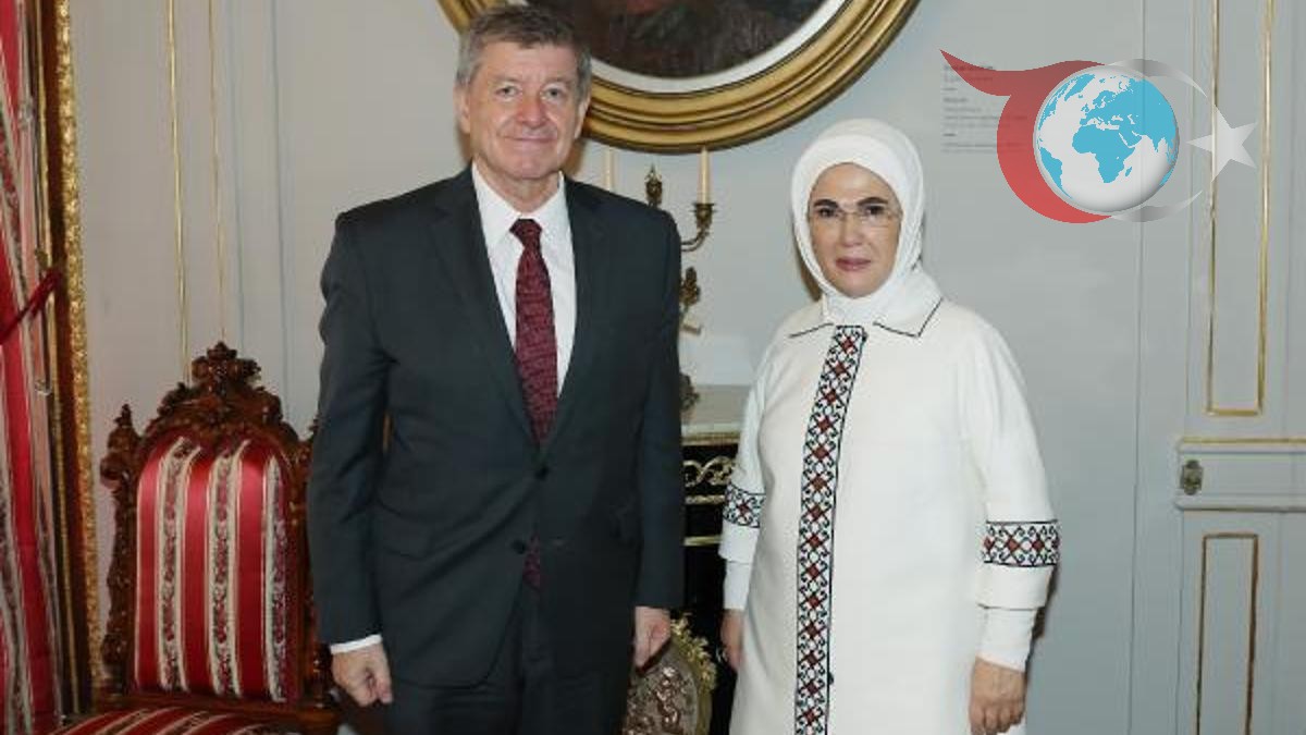 Emine Erdoğan, BM Politikadan Sorumlu Genel Sekreter Yardımcısı Ryder'ı Kabul Etti