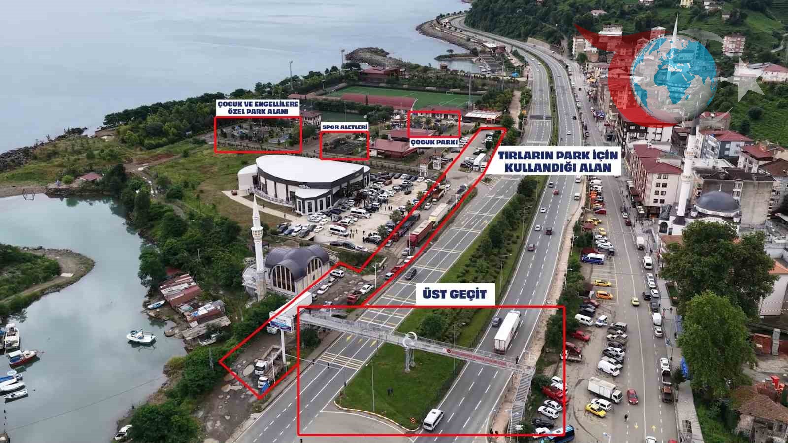 Rize Derepazarı'nda Tırların Tehlikeli Parkı: Vatandaşlar Çözüm Bekliyor
