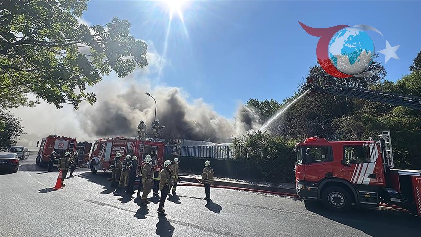 İstanbul'da Arıtma Tesisinde Çıkan Yangın Kontrol Altına Alındı