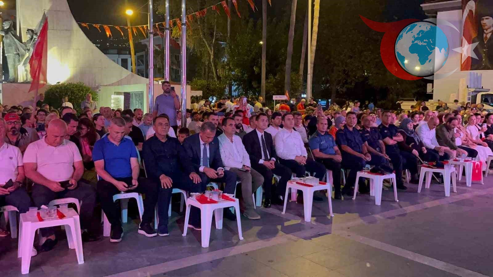 Alanya'da 15 Temmuz Şehitleri Anma Töreni Duygusal Anlara Sahne Oldu