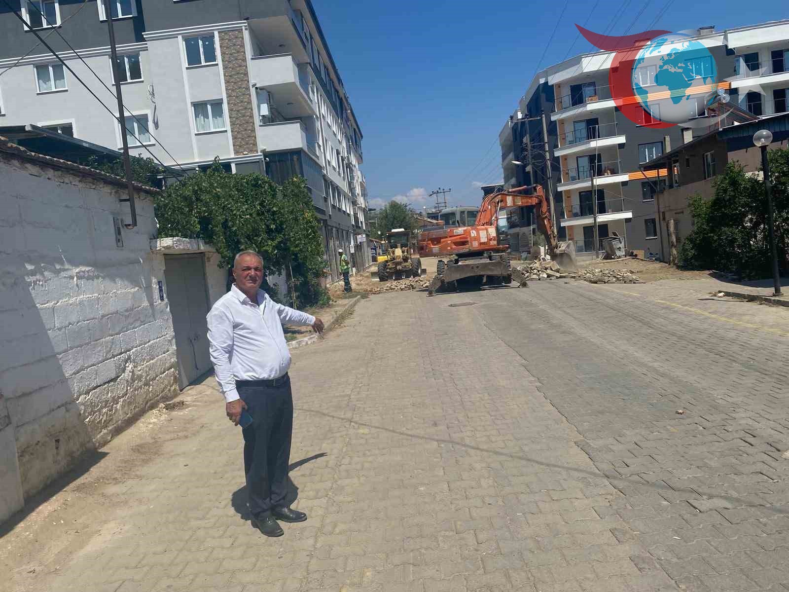 Aydın Sultanhisar'da Ulaşımı Kolaylaştıracak Çalışmalar Hız Kesmeden Devam Ediyor