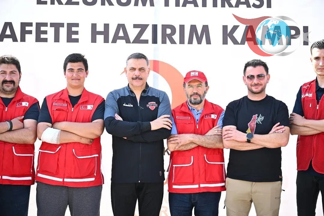 Kızılay'dan Erzurum'da Gençlere Afet Eğitimi Kampı