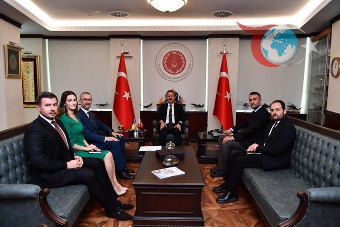 Ukrayna Büyükelçisi Celal’den Savunma Sanayii Başkanlığına Önemli Ziyaret