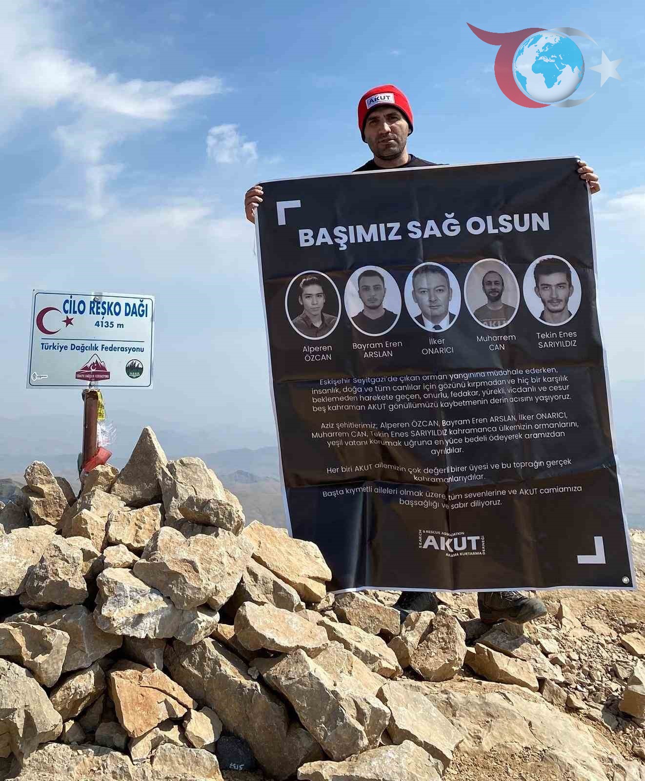 Cilo Dağı'nda AKUT Gönüllülerine Vefa Tırmanışı: Zirvede Anılan Şehitler