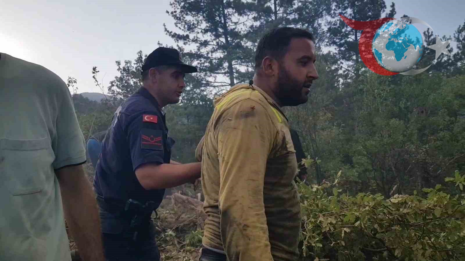 Karabük’te Orman Yangınından Mucizevi Kurtuluş Anları