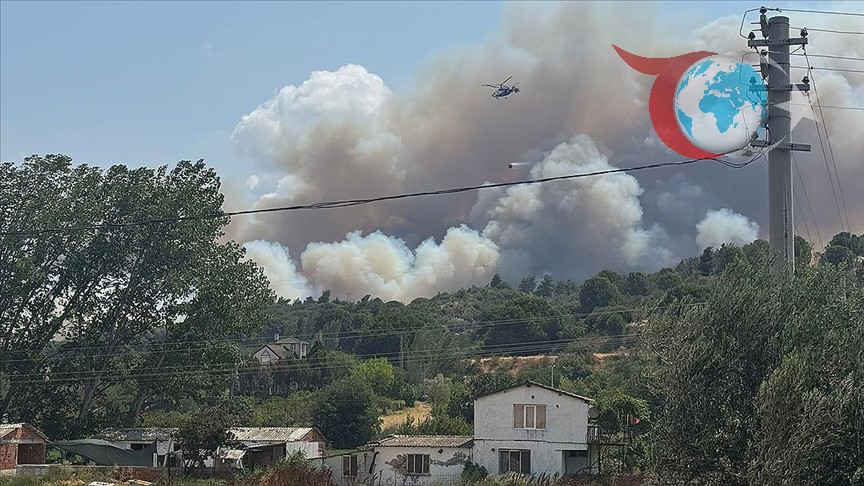 Çanakkale'de Orman Yangını: Ekipler Seferber Oldu
