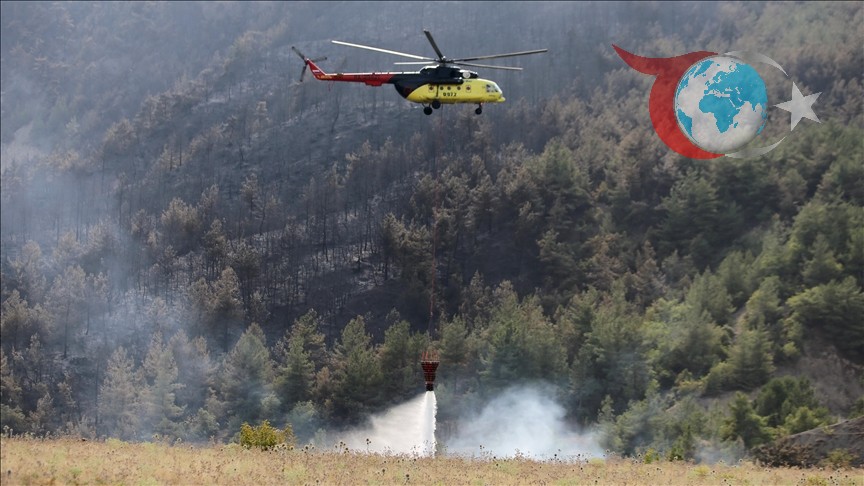Karabük'te Orman Yangınına Karşı Yoğun Mücadele Devam Ediyor