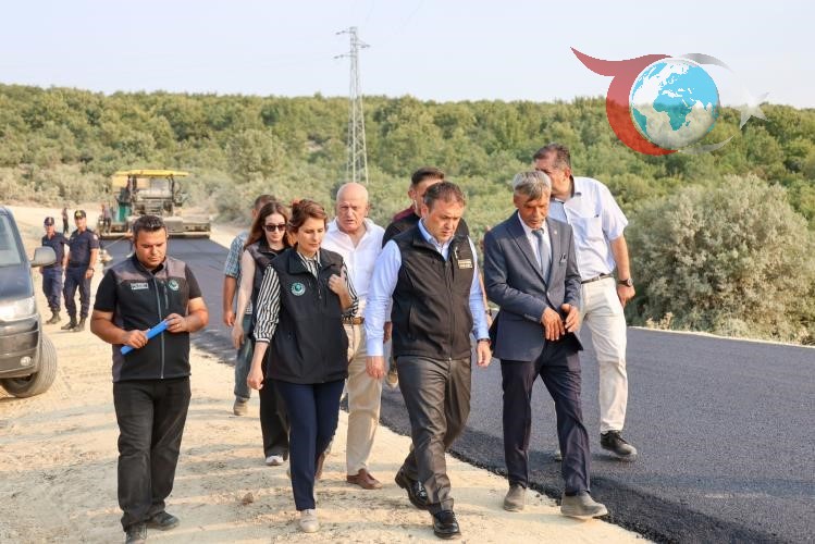 Abadiye Köyü'nde Asfalt Çalışmaları Son Sürat Devam Ediyor