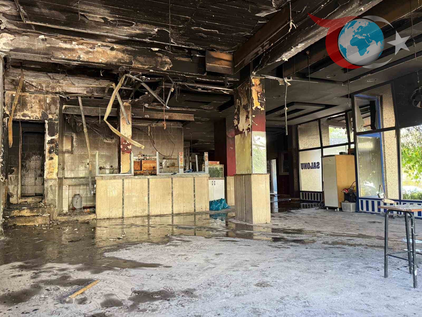 Diyarbakır'da Kahvehanede Yangın Paniği: Elektrik Panosundan Çıktı