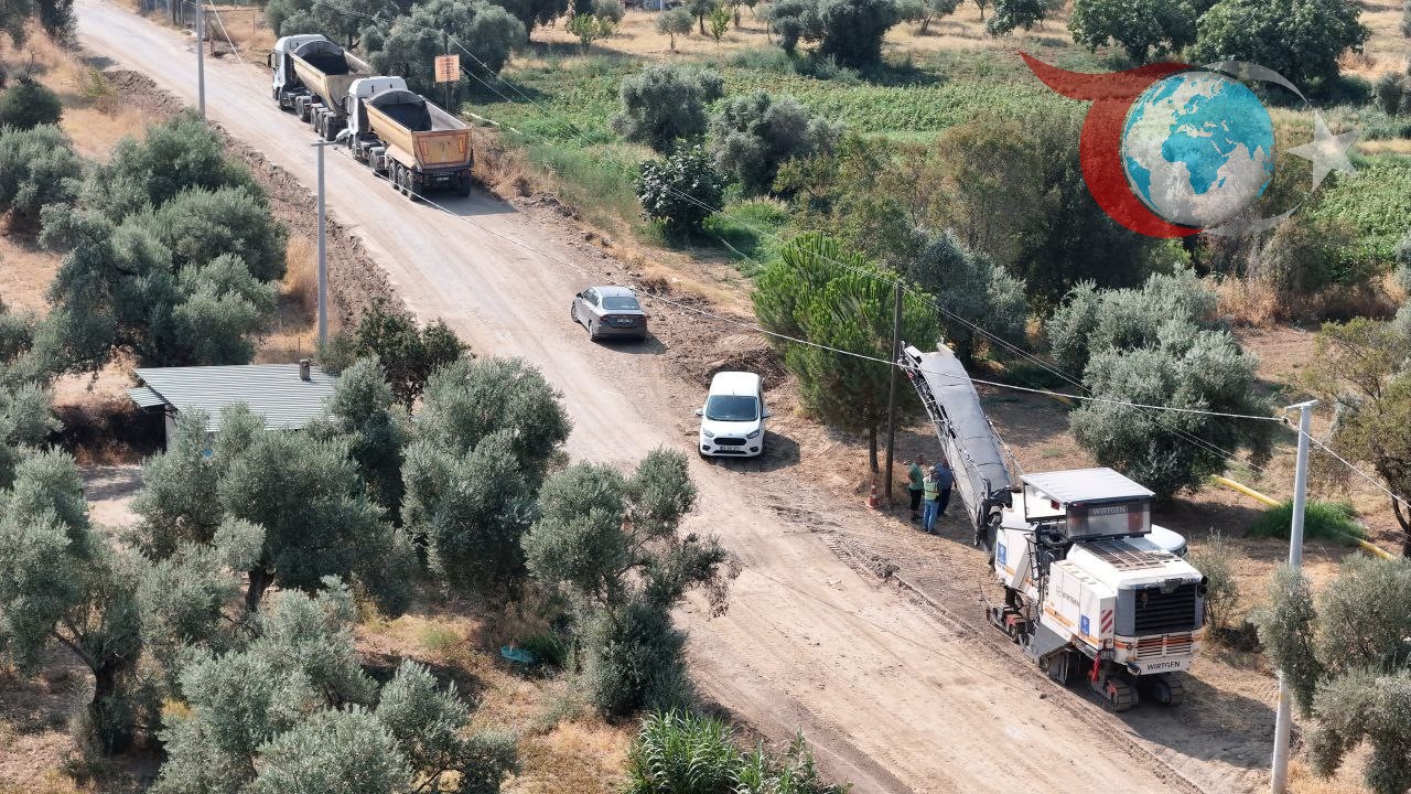 Aydın'da Yol Yenileme Çalışmaları Sürüyor