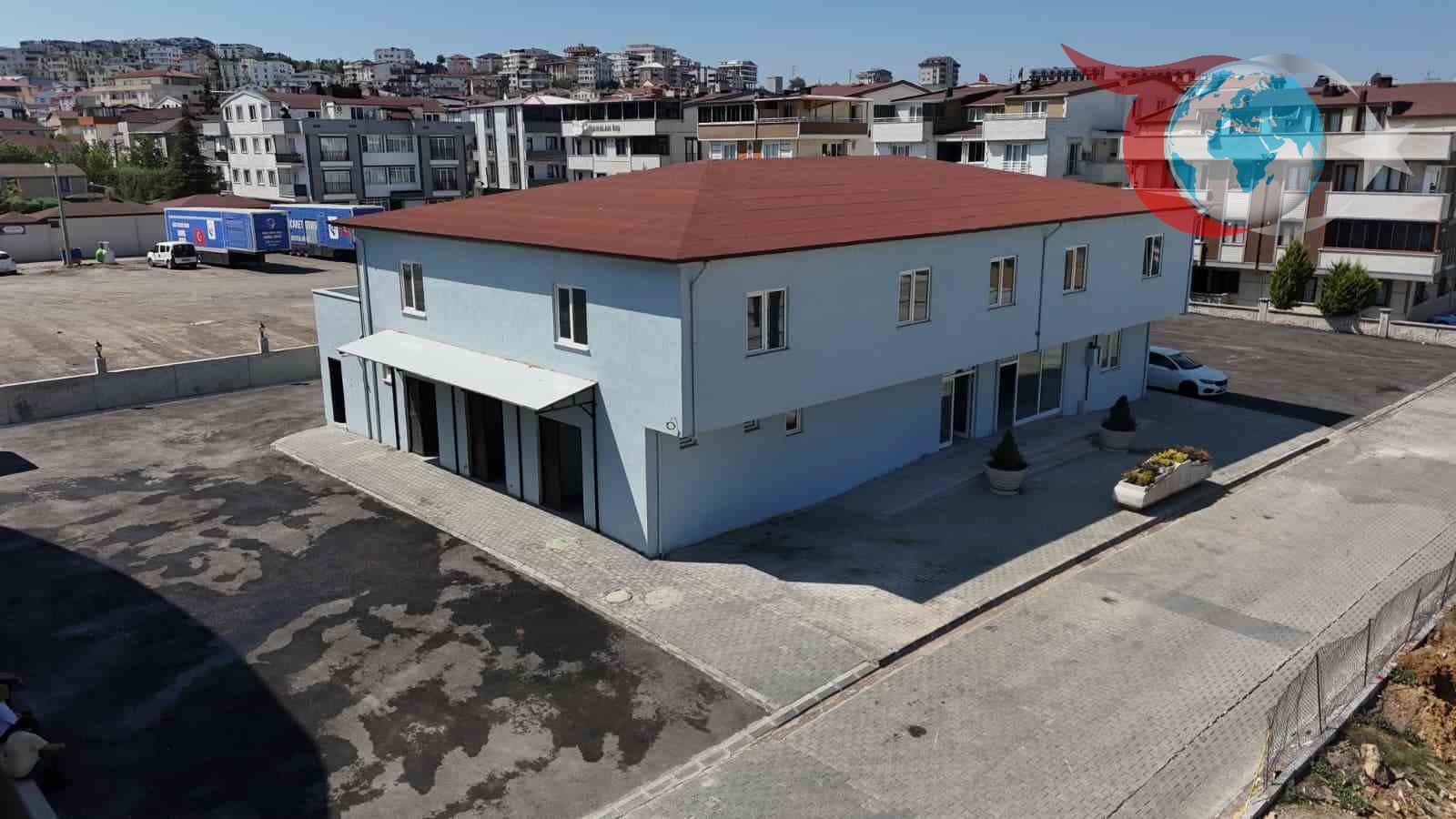 Darıca Belediyesi’nin Yeni Mezarlık Hizmet Binası Açılışa Hazırlanıyor