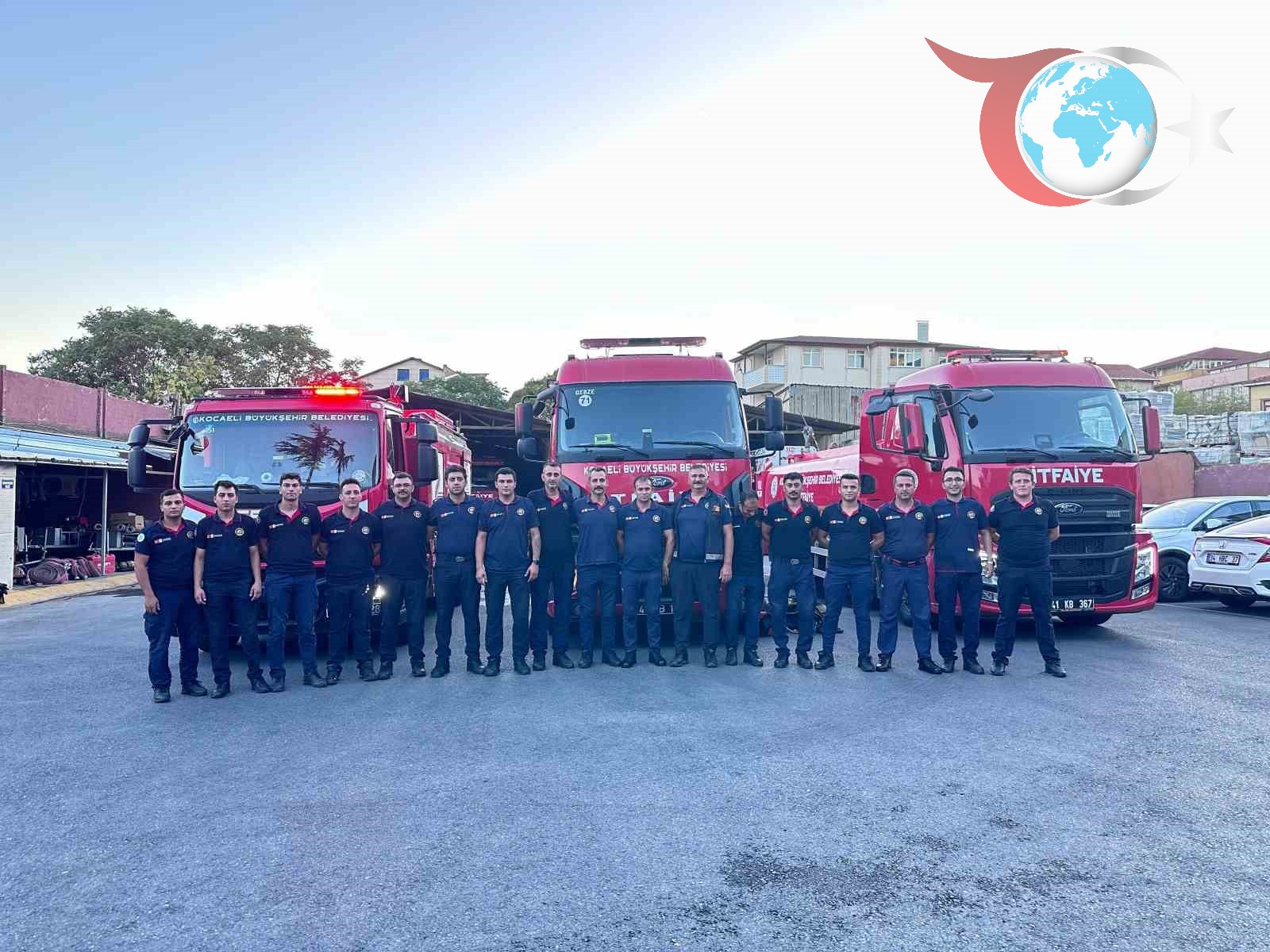Kocaeli İtfaiyesi'nden Çanakkale'deki Yangına Destek