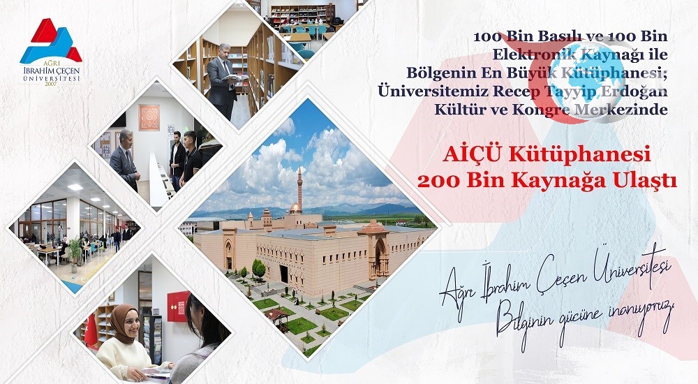 Doğu Anadolu'nun Bilgi Merkezi: AİÇÜ Kütüphanesi'nin Büyük Başarısı