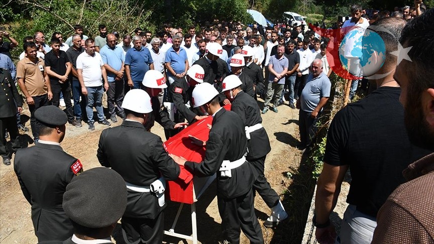 Samsun'lu Şehit Son Yolculuğuna Uğurlandı