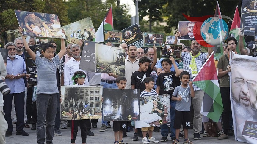 Saraçhane Parkı'nda Mısır'daki Siyasi Tutuklular İçin Protesto